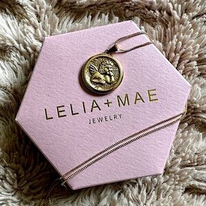 LELIA + MAE 18k Gold Filled Cherub Necklace